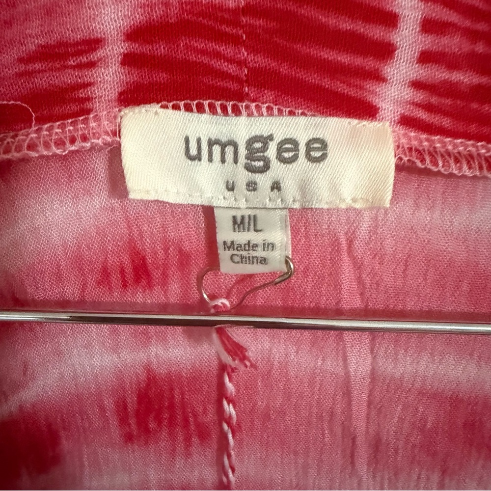 Umgee Pink Tie-Dye Robe - Picture 3 of 3